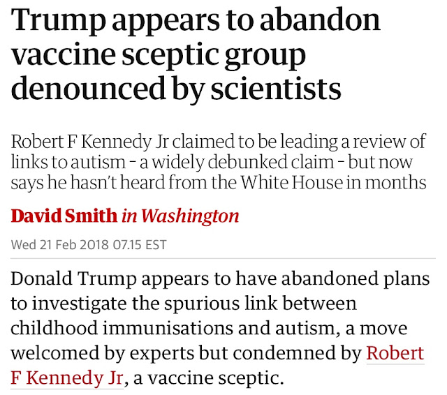 RFK Jr. is Weird Vaccine Anti-Vaxx Skeptic Trump