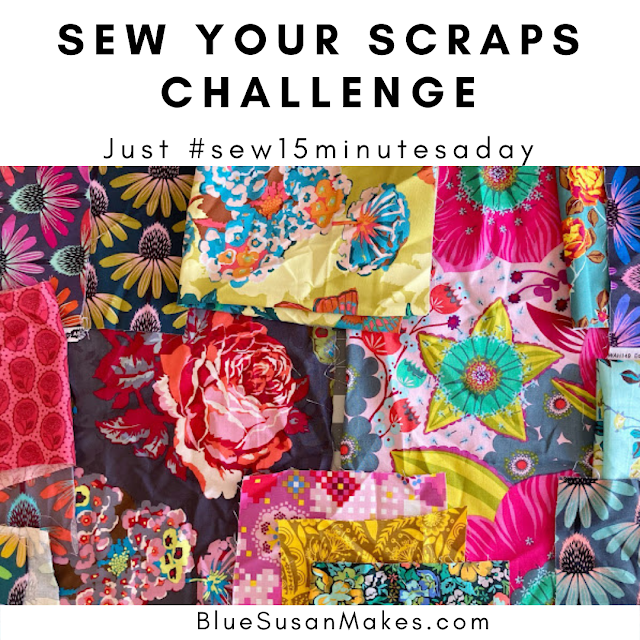 Sew You're Scraps Challenge - rainbow scrap blocks in every color