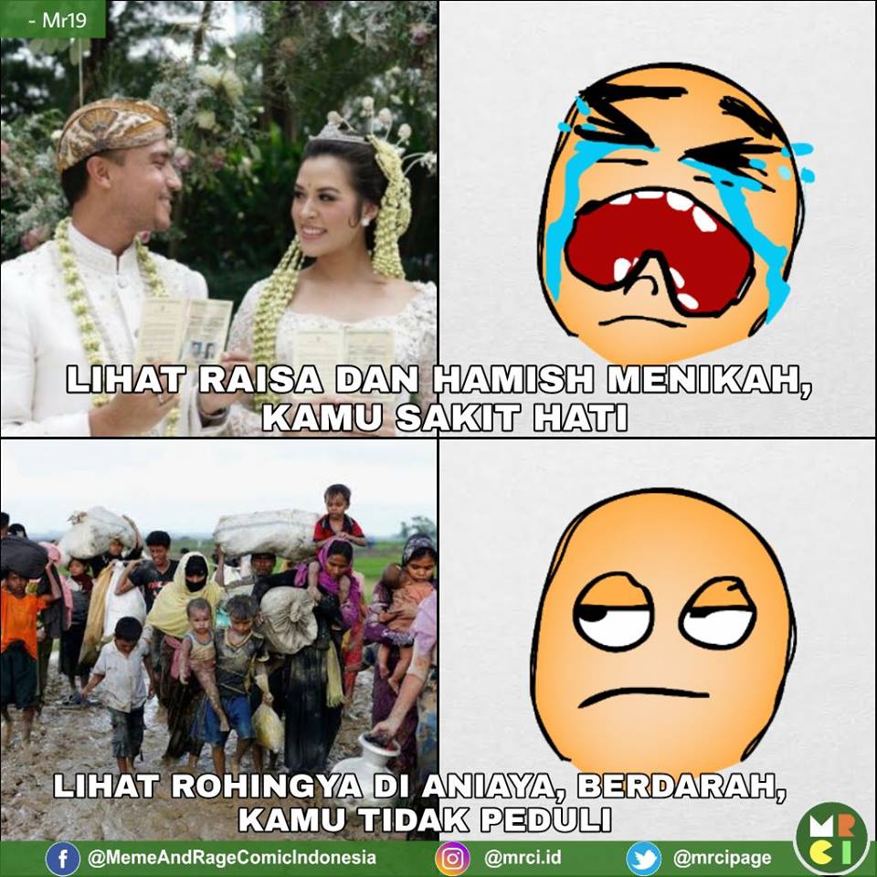 15 Meme 'Raisa - Hamish' Pasca Menikah Ini Bikin Ngakak 