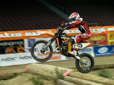 Homero Diaz at World EnduroCross Championship on Christini AWD KTM 250