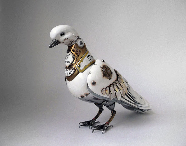 animals steampunk sculpture