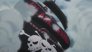 ワンピース アニメ エッグヘッド編 1092話 黒ひげ海賊団 海賊船 ONE PIECE Episode 1092 Egghead arc