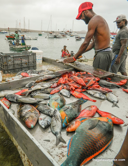 Vila de Palmeira na Ilha do Sal em Cabo Verde