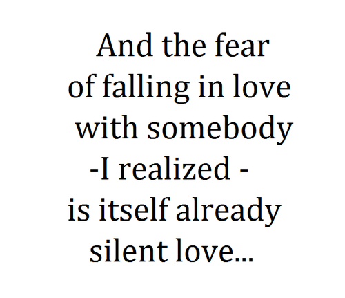 ... love second best is being in love least best is falling out of love