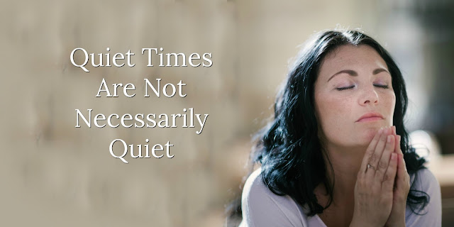 The Psalms offers a balanced and varied look at time with the Lord. This 1-minute devotion explains why it's not necessarily good to call it a "Quiet" time. #BibleLovenotes #Bible