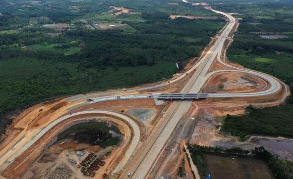 Jembatan Tol Surabaya-Gresik di Propinsi Jawa Timur