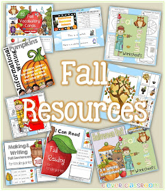 A collection of Fabulous Fall Resources from Clever Classroom