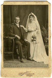 old wedding photo