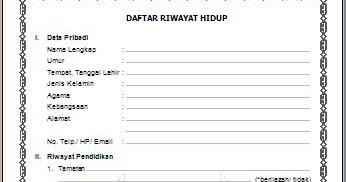 Format Resume Kosong. contoh resume terbaik bahasa melayu 