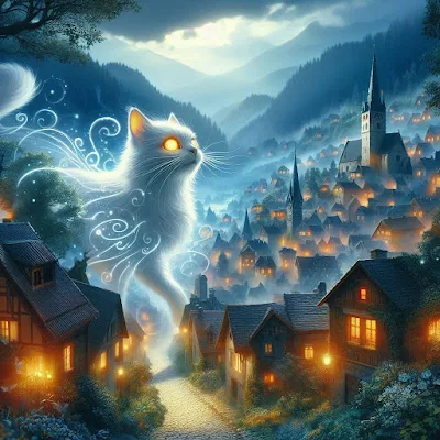 The Magical Cute Cat A-magical-white-cat