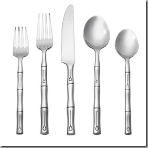 Target Bamboo Mirror Flatware