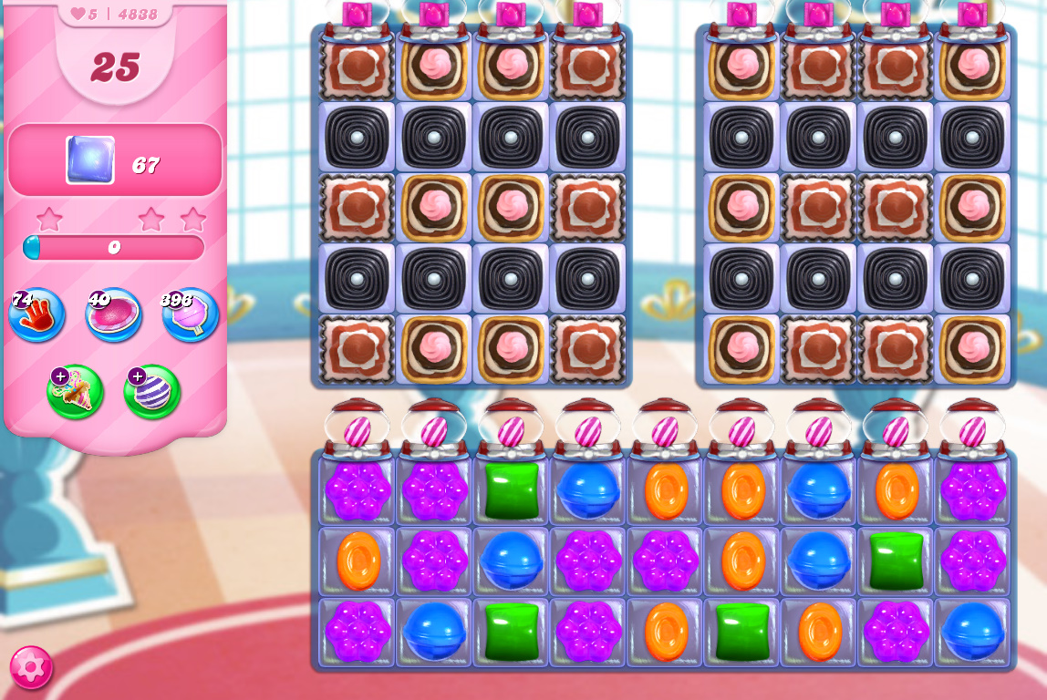 Candy Crush Saga level 4838