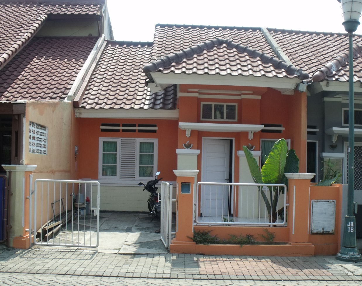 43 Contoh Cat Rumah Minimalis Warna Orange Yang Nampak 