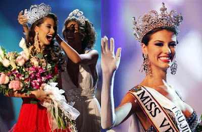 Miss Venezuela, Stefania Fernandez, was crowned as Miss Universe 2009 in the Bahamas