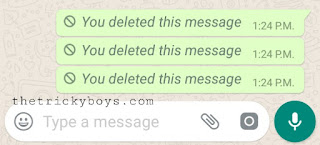 whatsapp recall feature