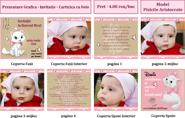 invitatii botez carticele