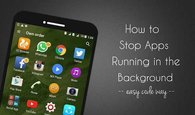 Force stop Android apps