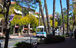 Beautiful State Street Santa Barbara California