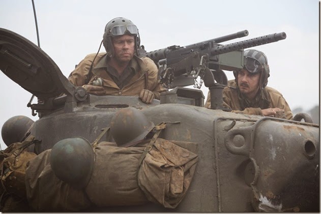 brad pitt and shia labeouf FURY