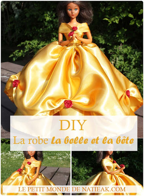 DIY: Créer la robe de la Belle et la Bête pour Barbie