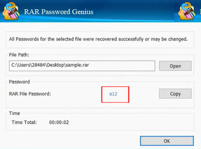 Extract winrar without password