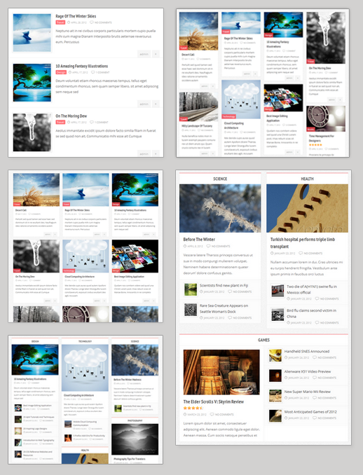 layout styles