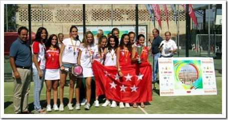 Dominio andaluz y madrileño en el Campeonato de España por Selecciones Autonómicas de Menores de Pádel 2011 celebrado en Badajoz COMUNIDAD DE MADRID