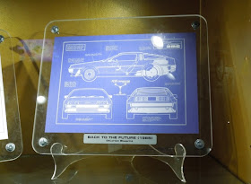 Back to the Future DeLorean blueprint