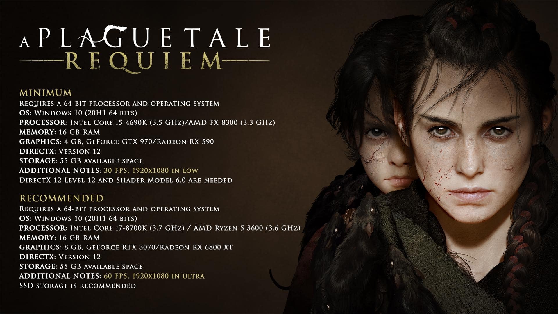 What kind of computer do you need for A Plague Tale: Reqiuem