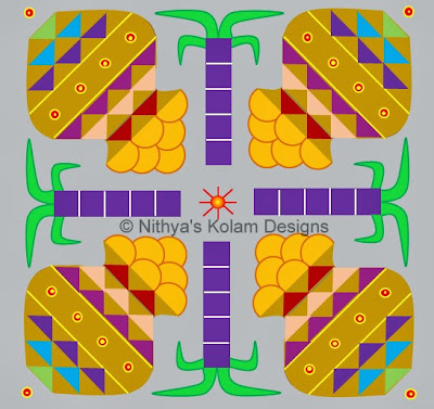 Pongal Paanai Kolam