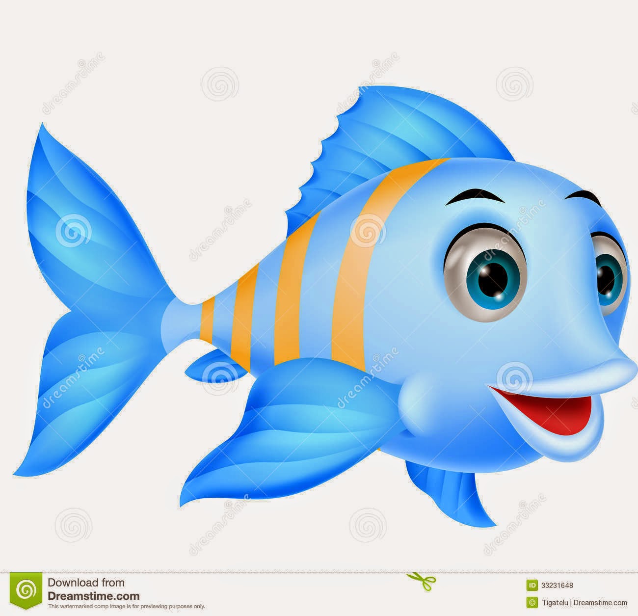 Cute Fish Cartoon