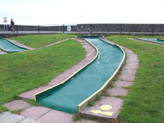 Crazy Golf at Salthouse Fields in Clevedon, North Somerset