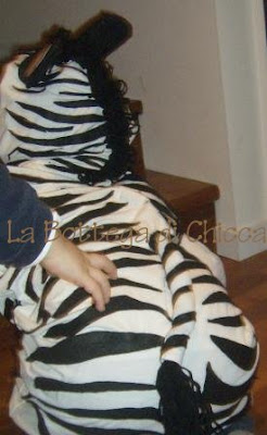 carnevale vestito da zebra fai da te
