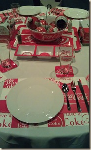 Coke tablescape 12-15-11