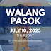 Class Suspensions, July 10, 2025