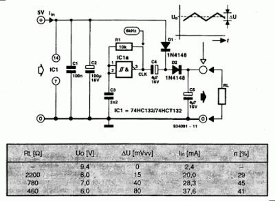 DC Voltage Doubler Schematic