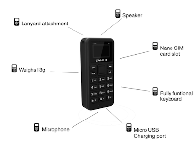 The World's Smallest Phone - The Zanco tiny t1