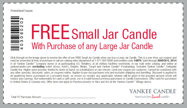 yankee candle coupons 2018