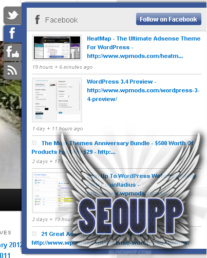 الاضافة الرائعة لمدونات الووردبريس - Social Network Tabs v1.7 2015