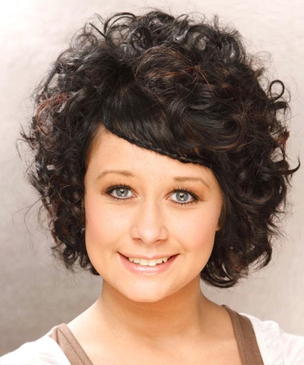 2014 short curly hairstyles for round face short hair is