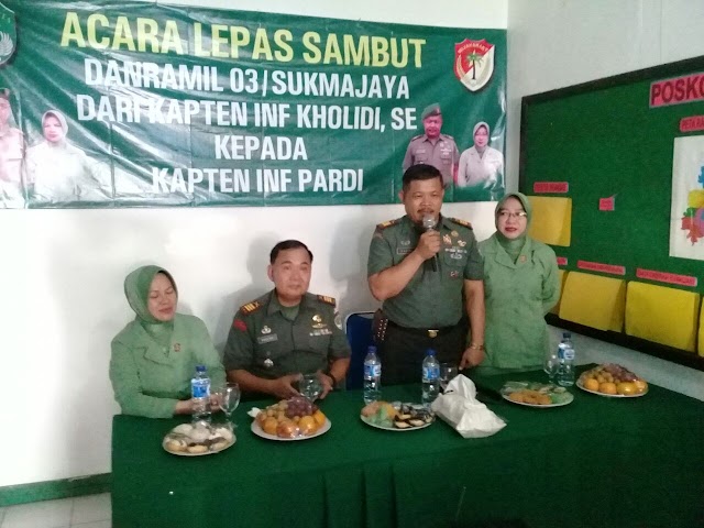 Kapten Inf Pardi Jabat Danramil 03/Sukmajaya