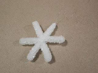Снежинки из соли