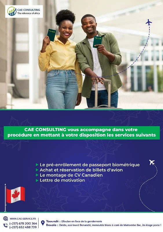 Pré-enrôlement de passeport biométrique avec le cabinet CAE Consulting