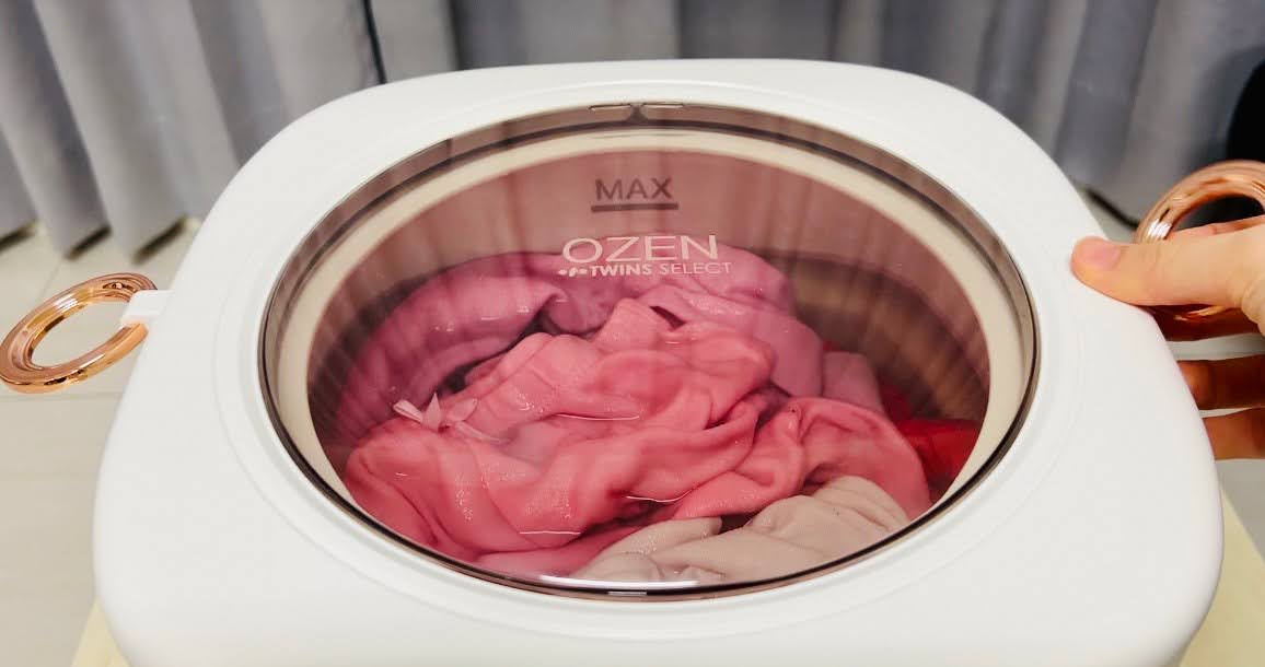 團購優惠推薦 OZEN智能折疊清洗機 嬰兒衣服洗衣機