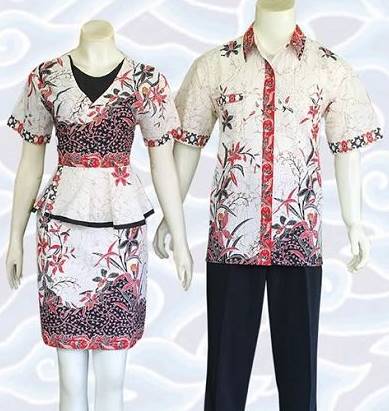 30 Model Baju Batik Atasan Wanita 2019