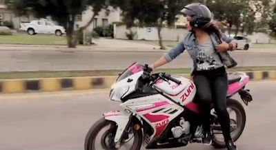 Marina khan Karachi Heavy Biker