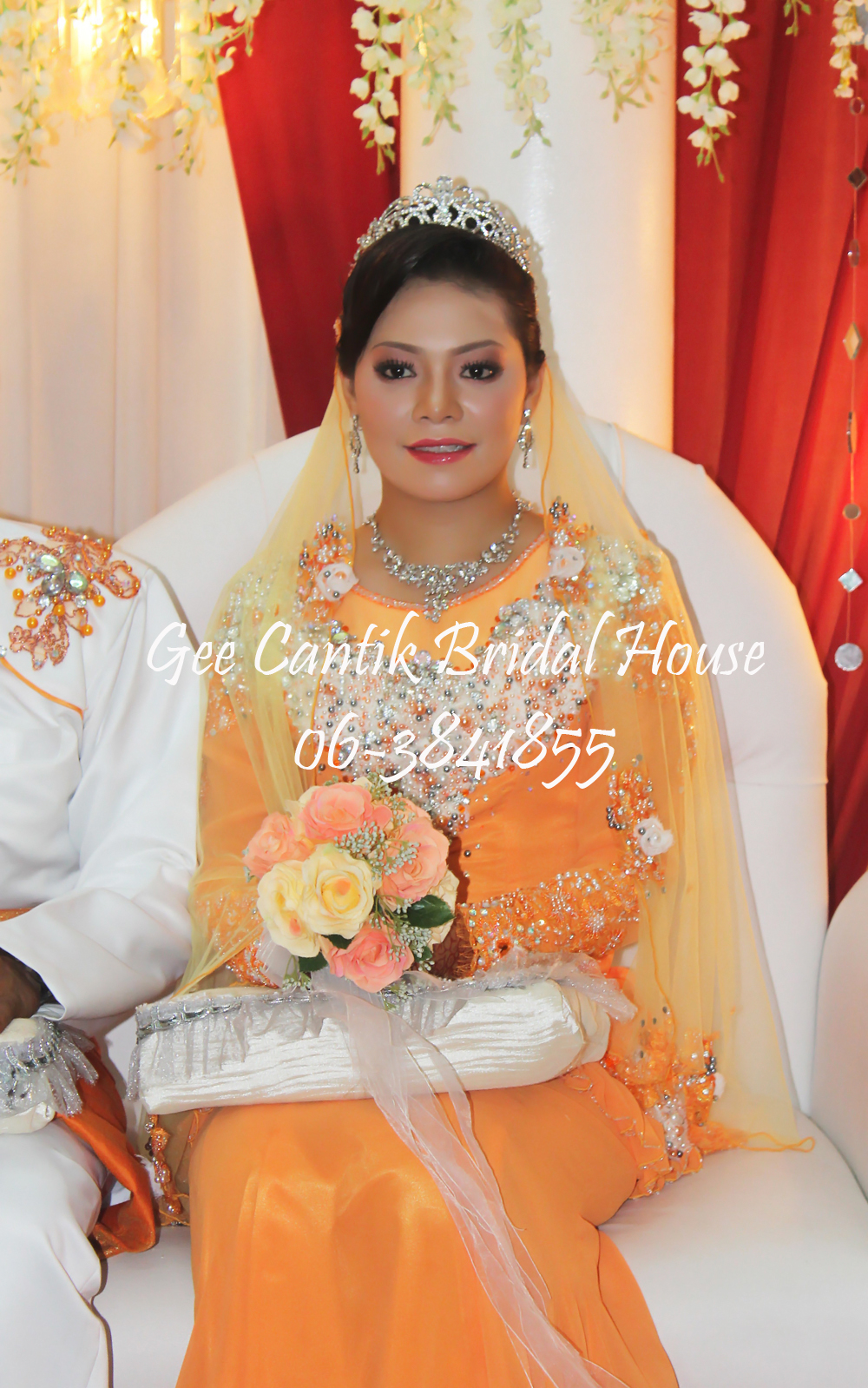 CHICHI MELAKA WITH GEE CANTIK BRIDAL HOUSE BAJU SANDING 