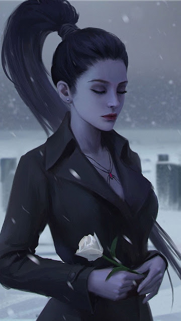 Widowmaker Overwatch In Graveyard