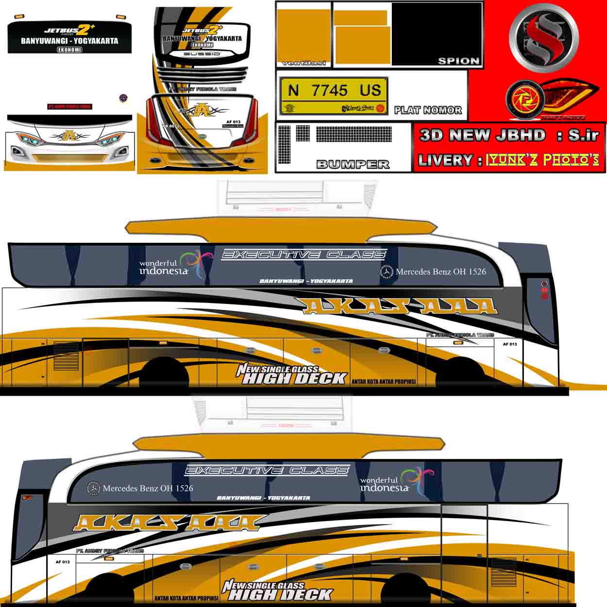 livery bussid akas hd