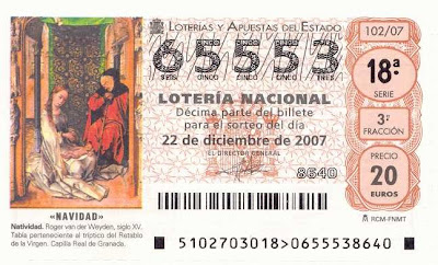 Spanish Lottery Ticket - Barcelona Sights blog